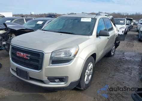 2014 GMC Acadia Sle-2 из США, поврежденный, VIN 1GKKRPKD5EJ137237